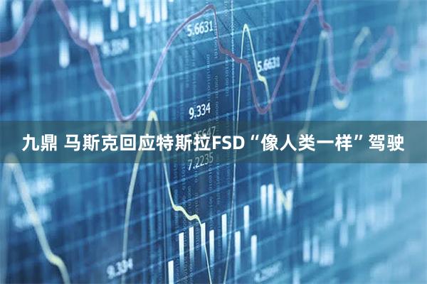 九鼎 马斯克回应特斯拉FSD“像人类一样”驾驶